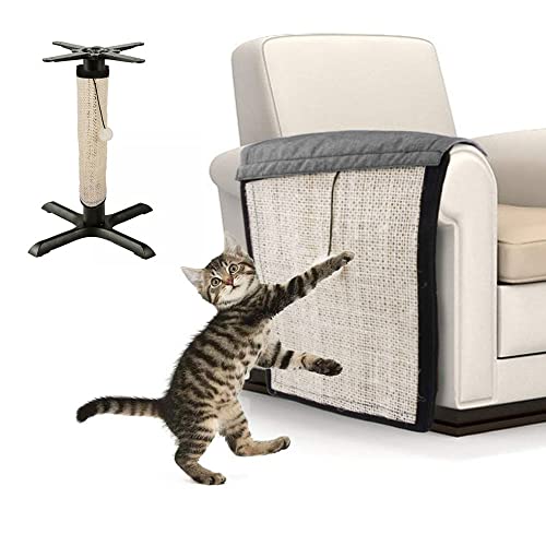 Katzenkratzermatte natürliche Sisal -Couch -Beschützer für Katzenkratzer -Sofa -Abdeckungen, um Möbel Kratzer -Couch -Beschützer für das Schleifen von Krallen und das Schutz der Sofa von OSPALEM