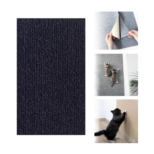 Self-Adhesive Cat Scratching Mat, Trimmable Cat Scratching Mat, Anti Scratch Cat Furniture Protectors, Reusable Cat Scratching Mat for Protecting Sofa (Blue,L) von OSTRI