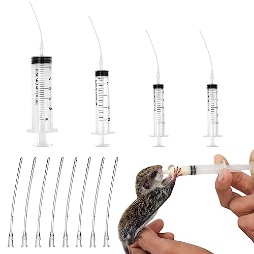 Baby Vogel Fütterungsspritze,4 Stück Vogelbaby-Futterspender mit 8 Stück Schläuchen,Steril Haustier Futterspritze für kleine Tiere, Kätzchen, Welpen, Scientific Industrial Labs (A) Baby Vogel Fütterungsspritze,4 Stück Vogelbaby-Futterspender mit 8 Stück Schläuchen,Steril Haustier Futterspritze für kleine Tiere, Kätzchen, Welpen, Scientific Industrial Labs (A) von OTKARXUS