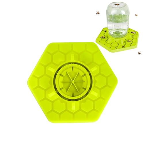 Bienen-Wasserspender, 1 x Silikon-Bienen-Futterspender für Einmachglas, kompatibel mit normaler und breiter Öffnung, Bienen-Bewässerungsstation, Imkerzubehör für den Außenbereich, Grün Bienen-Wasserspender, 1 x Silikon-Bienen-Futterspender für Einmachglas, kompatibel mit normaler und breiter Öffnung, Bienen-Bewässerungsstation, Imkerzubehör für den Außenbereich, Grün von OTKARXUS