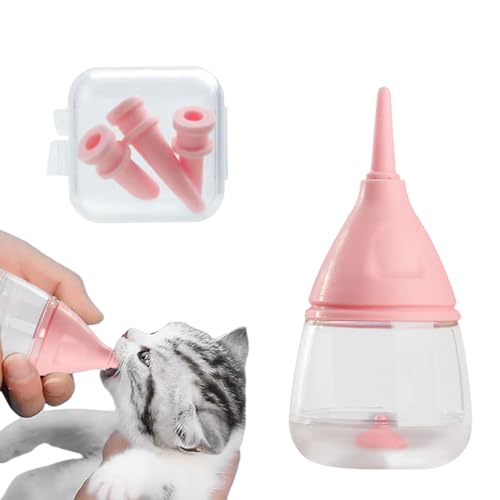 Haustier-Futterflaschen-Set, 1 Stück, 120 ml Welpen-Stillflasche mit Ersatznippel und Reinigungsbürste, Milchflasche für Hunde und Katzen, für Kätzchen, Welpen, kleine Haustiere, Fütterungswerkzeug Haustier-Futterflaschen-Set, 1 Stück, 120 ml Welpen-Stillflasche mit Ersatznippel und Reinigungsbürste, Milchflasche für Hunde und Katzen, für Kätzchen, Welpen, kleine Haustiere, Fütterungswerkzeug von OTKARXUS