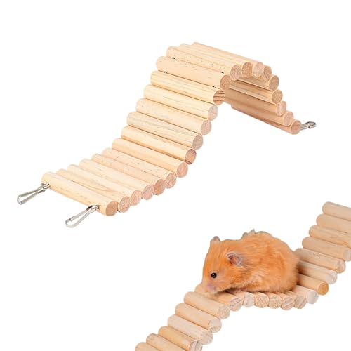 OTKARXUS Hamsterleiterbrücke aus Holz, biegbar, Klettertreppe, Versteckhaus, Zaun, Lebensraum, Spielzeug für Vögel, Hamster, Mäuse, Mäuse, Rennmäuse und andere Kleintiere, natürlich, 8 x 30 cm OTKARXUS Hamsterleiterbrücke aus Holz, biegbar, Klettertreppe, Versteckhaus, Zaun, Lebensraum, Spielzeug für Vögel, Hamster, Mäuse, Mäuse, Rennmäuse und andere Kleintiere, natürlich, 8 x 30 cm von OTKARXUS