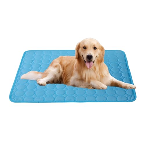 OTKARXUS Kühlmatte für Hunde, klein, 50 x 40 cm, 1 Stück, waschbare Haustier-Kühlmatte für Hunde und Katzen, wiederverwendbar, selbstkühlend, Eisseide, Sommer-Hunde-Eiskissen, Haustierbedarf, hält OTKARXUS Kühlmatte für Hunde, klein, 50 x 40 cm, 1 Stück, waschbare Haustier-Kühlmatte für Hunde und Katzen, wiederverwendbar, selbstkühlend, Eisseide, Sommer-Hunde-Eiskissen, Haustierbedarf, hält von OTKARXUS