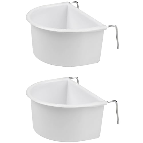 Vogelfutterschale, D-Form, Kunststoff, Vogelkäfig, Futternäpfe mit Haken, zum Aufhängen, für Papageienkäfig, Wasserfutter, Futterschale, Vogelkäfig-Zubehör für kleine Vögel, Papageien Vogelfutterschale, D-Form, Kunststoff, Vogelkäfig, Futternäpfe mit Haken, zum Aufhängen, für Papageienkäfig, Wasserfutter, Futterschale, Vogelkäfig-Zubehör für kleine Vögel, Papageien von OTKARXUS
