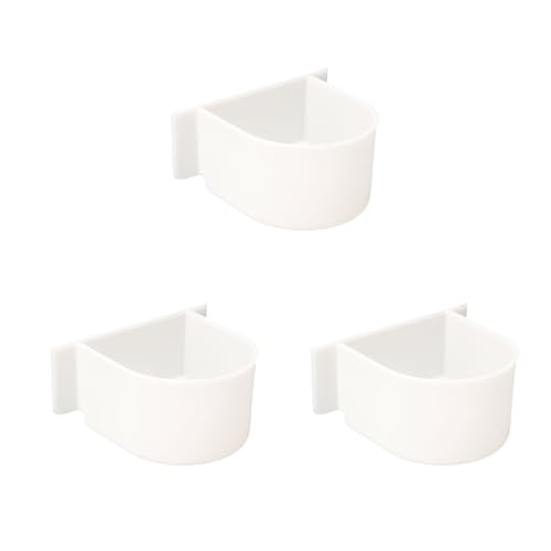 Vogelfutterschale, U-förmige Kunststoff-Vogelkäfig-Futternäpfe, zum Aufhängen, für Papageienkäfig, Wasserfutter, Futterbecher, Vogelkäfig-Zubehör für kleine Vögel, Papageien, Nymphensittiche Vogelfutterschale, U-förmige Kunststoff-Vogelkäfig-Futternäpfe, zum Aufhängen, für Papageienkäfig, Wasserfutter, Futterbecher, Vogelkäfig-Zubehör für kleine Vögel, Papageien, Nymphensittiche von OTKARXUS