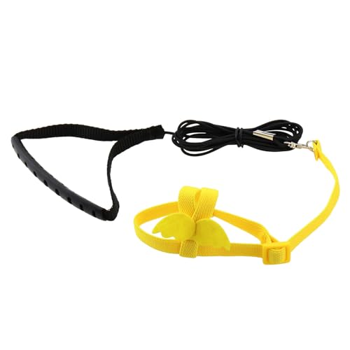 OTOTEC 1 Set 2 m Haustiergeschirr und Leine, für den Außenbereich, Vogelflug-Trainingsseil, geeignet für Alexandrine, Scharlachrot, Keck, Mini-Ara, gleiche Größe, Gelb OTOTEC 1 Set 2 m Haustiergeschirr und Leine, für den Außenbereich, Vogelflug-Trainingsseil, geeignet für Alexandrine, Scharlachrot, Keck, Mini-Ara, gleiche Größe, Gelb von OTOTEC