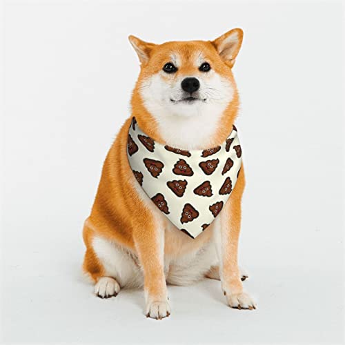 OTRAHCSD Haustierschal, Shit Hundehalstuch, verstellbares Halstuch, dreieckiges Schal, Zubehör für kleine, mittelgroße und große Hunde und Katzen von OTRAHCSD