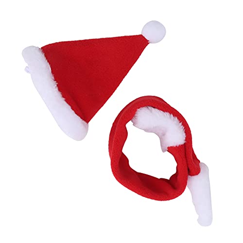 Haustier-Weihnachtskostüm, Weich, Lustig, Verstellbar, Haustier-Weihnachtsmütze, Outfit für Katzen und Welpen Haustier-Weihnachtskostüm, Weich, Lustig, Verstellbar, Haustier-Weihnachtsmütze, Outfit für Katzen und Welpen von OUCRIY