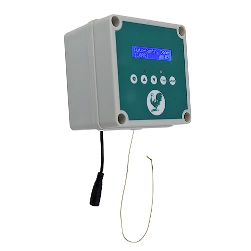 IP44 Automatische Hühnerstall-Türsteuerung, Timer, Lichterkennung, Fernbedienung, Hühnerstall-Tür-Antriebsmotor für den Bauernhof IP44 Automatische Hühnerstall-Türsteuerung, Timer, Lichterkennung, Fernbedienung, Hühnerstall-Tür-Antriebsmotor für den Bauernhof von OUCRIY