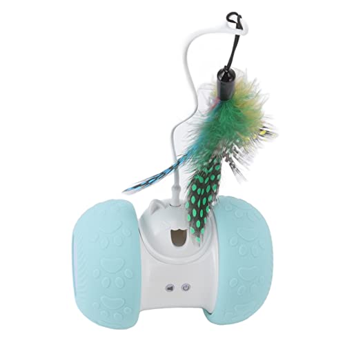 OUCRIY Elektrisches Katzenspielzeug, Haustier-Katzenspielzeug, LED-leuchtender Katzenball, Katzenspielzeug, USB-Aufladung, 360-Grad-Drehung, Elektrischer Rollender Ball, Automatisches OUCRIY Elektrisches Katzenspielzeug, Haustier-Katzenspielzeug, LED-leuchtender Katzenball, Katzenspielzeug, USB-Aufladung, 360-Grad-Drehung, Elektrischer Rollender Ball, Automatisches von OUCRIY