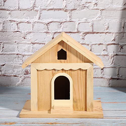 OUCRIY Vogelhäuser für Erwachsene Box 22×22×16 Holz-Vogelhaus Handgefertigte Vogel-Nistkasten Outdoor-Garten Dekorativ OUCRIY Vogelhäuser für Erwachsene Box 22×22×16 Holz-Vogelhaus Handgefertigte Vogel-Nistkasten Outdoor-Garten Dekorativ von OUCRIY