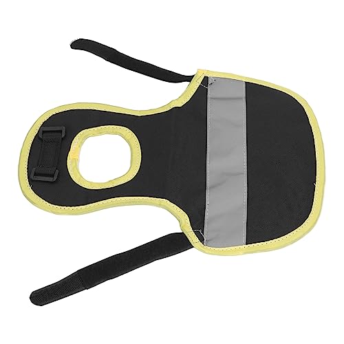 OUCRIY Reflektierende Hühnerweste, Warm, Sicher, Leicht, Geflügelgeschirr, Weste für Hühner, Enten, Gänse (Schwarz) von OUCRIY