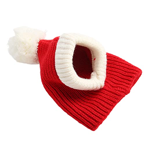 Weihnachtsmütze für Hunde, Weihnachtsmütze für Katzen, Warmes Winter-Outfit Zum Spielen zu Hause (L) von OUCRIY