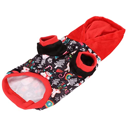 Weihnachtspullover für Hunde Niedlicher Druck Hoodies Für Hunde Winter Warm Und Mode Für Kleine Hunde (S) von OUCRIY