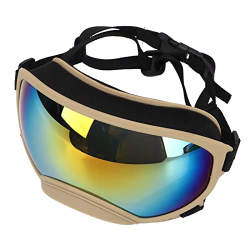 Winddichte Haustierbrille, UV-Schutz, Sonnenbrille für Hunde, Schutz mit verstellbarem Riemen, geeignet für mittelgroße Hunde Winddichte Haustierbrille, UV-Schutz, Sonnenbrille für Hunde, Schutz mit verstellbarem Riemen, geeignet für mittelgroße Hunde von OUCRIY