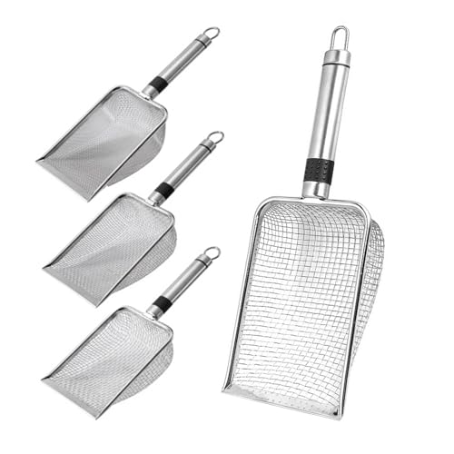 OUGPIU 4 Stück Gartensieb aus Edelstahl,Gartensieb Erde,Kompostsieb Garten Sandsieb mit Rutschfester Griff,Durchwurfsieb 2/2.8/3.8/5mm Masche Sieb für Erde Sand Steine Kompost OUGPIU 4 Stück Gartensieb aus Edelstahl,Gartensieb Erde,Kompostsieb Garten Sandsieb mit Rutschfester Griff,Durchwurfsieb 2/2.8/3.8/5mm Masche Sieb für Erde Sand Steine Kompost von OUGPIU