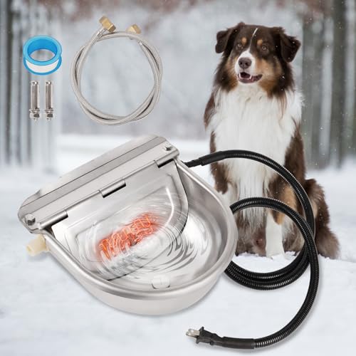 Beheizter Wassernapf für Hunde im Freien Katzen Große Rasse Automatischer Hund Wasserspender Automatische Befüllung Beheizte Haustier Wassernapf Außen Haustier Tränen für Huhn Ziege Schwein Pferd Vieh Beheizter Wassernapf für Hunde im Freien Katzen Große Rasse Automatischer Hund Wasserspender Automatische Befüllung Beheizte Haustier Wassernapf Außen Haustier Tränen für Huhn Ziege Schwein Pferd Vieh von OUJIMAI