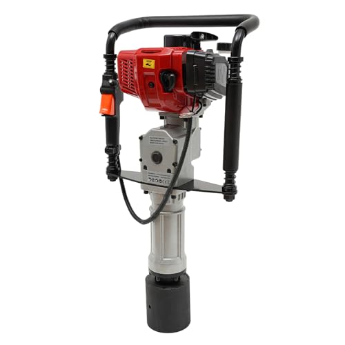 OUKANING 2 Takt Pfahlramme,55-70mm Hülse, max. 45 J,6500 U/min,Benzin Pfahlramme Pfostenramme Pfostentreiber für Gartenzaun OUKANING 2 Takt Pfahlramme,55-70mm Hülse, max. 45 J,6500 U/min,Benzin Pfahlramme Pfostenramme Pfostentreiber für Gartenzaun von OUKANING