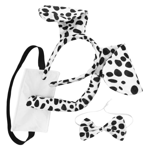 OUNONA 1 Satz Hundekostüm Set Fliege Stirnband für Partyzubehör für Mottopartys Halloween Karneval und Tierkostüme OUNONA 1 Satz Hundekostüm Set Fliege Stirnband für Partyzubehör für Mottopartys Halloween Karneval und Tierkostüme von OUNONA