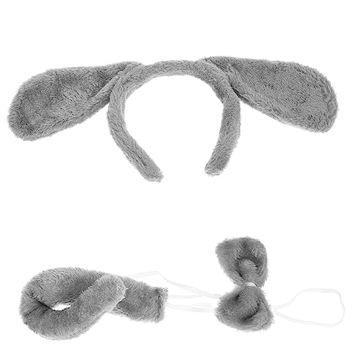 OUNONA 1 Satz Hundekostüm Set für Teiliges Set mit Stirnband Fliege Kostümpartys Cosplay Kreative Spielstunden Tierkostüm für Halloween Geburtstagsfeiern OUNONA 1 Satz Hundekostüm Set für Teiliges Set mit Stirnband Fliege Kostümpartys Cosplay Kreative Spielstunden Tierkostüm für Halloween Geburtstagsfeiern von OUNONA