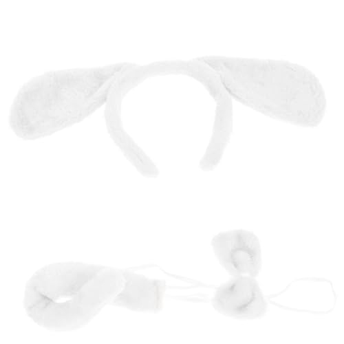 OUNONA 1 Satz Kostüm Set für Teiliges Tierkostüm mit Hundekopfband Fliege Verkleidung für Parties Karneval Halloween Bequemes Langlebiges Accessoire OUNONA 1 Satz Kostüm Set für Teiliges Tierkostüm mit Hundekopfband Fliege Verkleidung für Parties Karneval Halloween Bequemes Langlebiges Accessoire von OUNONA