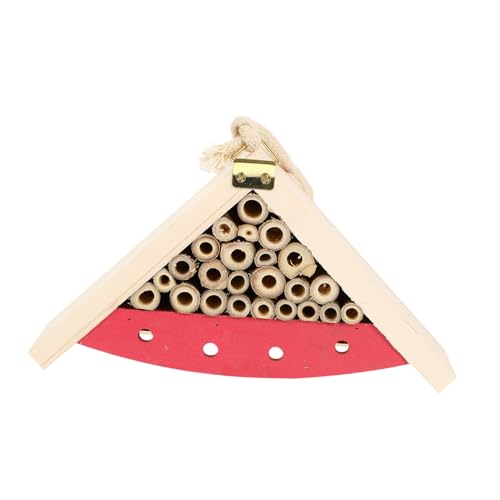 OUNONA 1Pc Insekten Holz Garten Biene Insekten Rosa Eisen von OUNONA