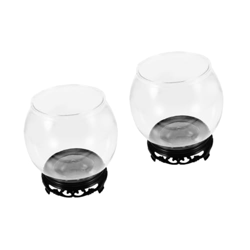 OUNONA 2 Sätze Schreibtisch-Aquarium Dekorativer Fischbehälter Dekorativer Fischtank Exquisites Fischglas Aquarienschale Aquarium Aquarium Desktop-fischschüssel Hölzern OUNONA 2 Sätze Schreibtisch-Aquarium Dekorativer Fischbehälter Dekorativer Fischtank Exquisites Fischglas Aquarienschale Aquarium Aquarium Desktop-fischschüssel Hölzern von OUNONA