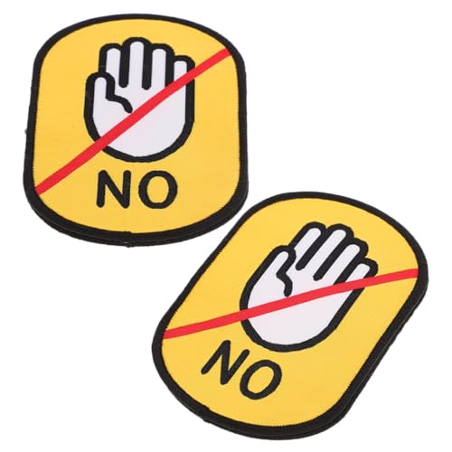 OUNONA 2 Stück Haustier-Leine-Aufkleber 'Do Not Pet Leash' Individueller Aufkleber Hunde-Identifizierungsmarken Hundeleinen-Ärmel 'Dont Touch' OUNONA 2 Stück Haustier-Leine-Aufkleber 'Do Not Pet Leash' Individueller Aufkleber Hunde-Identifizierungsmarken Hundeleinen-Ärmel 'Dont Touch' von OUNONA