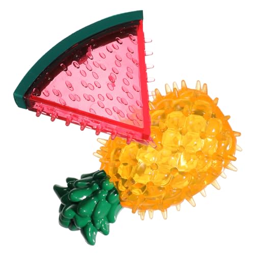 OUNONA 2 Stück Kühlendes Hundespielzeug aus Weichem Teiliges Ananas Wassermelone für Gefrierbar Interaktives Kauspielzeug zur Zahnpflege und Stressreduktion OUNONA 2 Stück Kühlendes Hundespielzeug aus Weichem Teiliges Ananas Wassermelone für Gefrierbar Interaktives Kauspielzeug zur Zahnpflege und Stressreduktion von OUNONA