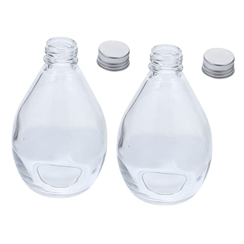 OUNONA 2St schwebende Vase kleine Verschlussflasche Terrariennebler Glasgefäß mit Deckel wasserflasche bastelt kleine Flaschen Laborprobenbehälter Hochzeit Glasflasche von OUNONA