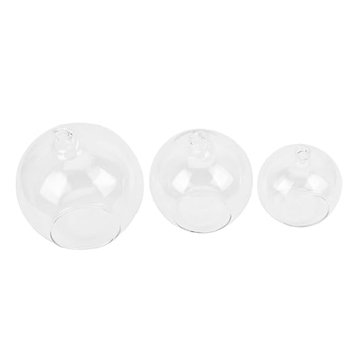 OUNONA 3 Stück Transparente Hängende Glasvase Kugelform Terrarium für Pflanzen und Blumen für Kreative Wohnraumgestaltung OUNONA 3 Stück Transparente Hängende Glasvase Kugelform Terrarium für Pflanzen und Blumen für Kreative Wohnraumgestaltung von OUNONA