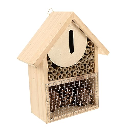 OUNONA Bienenhaus Bienenkiste aus Holz hängender Bienenstock Marienkäfer Kabine bemaltes Haus hängendes Haus hölzerner Lebensraum hängender hängende Bienenkabine Holzhaus Außenhütte OUNONA Bienenhaus Bienenkiste aus Holz hängender Bienenstock Marienkäfer Kabine bemaltes Haus hängendes Haus hölzerner Lebensraum hängender hängende Bienenkabine Holzhaus Außenhütte von OUNONA