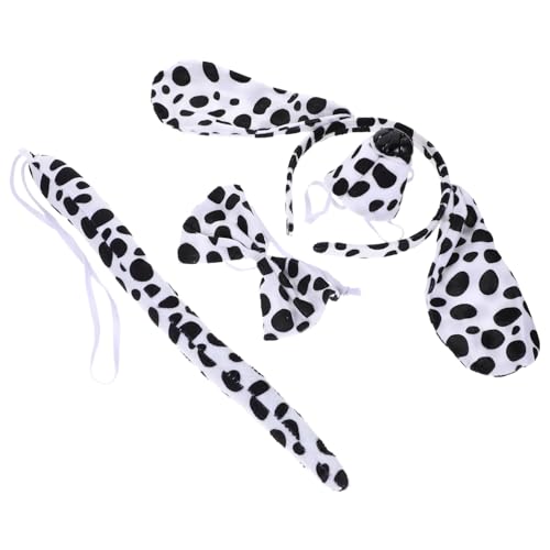 OUNONA Hundekostüm Zubehör Teilig mit Hund Ohren Haarreif Falscher Nase und Schleife Leichter Stoff für Tierpartys Cosplay und Bühnenauftritte OUNONA Hundekostüm Zubehör Teilig mit Hund Ohren Haarreif Falscher Nase und Schleife Leichter Stoff für Tierpartys Cosplay und Bühnenauftritte von OUNONA