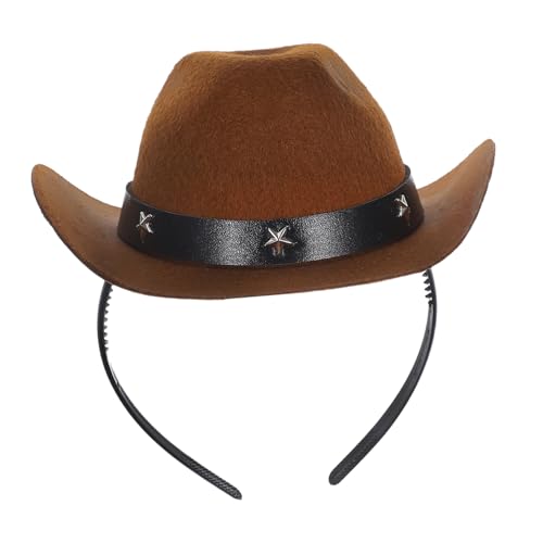 OUNONA Kleiner Western Cowboyhut Haarband für Cowgirls Modisches Bequemes Headset für Partys Geburtstagsfeiern und Kreative Dekorationen Sanften Hautfreundlichen Materialien Gefertigt OUNONA Kleiner Western Cowboyhut Haarband für Cowgirls Modisches Bequemes Headset für Partys Geburtstagsfeiern und Kreative Dekorationen Sanften Hautfreundlichen Materialien Gefertigt von OUNONA