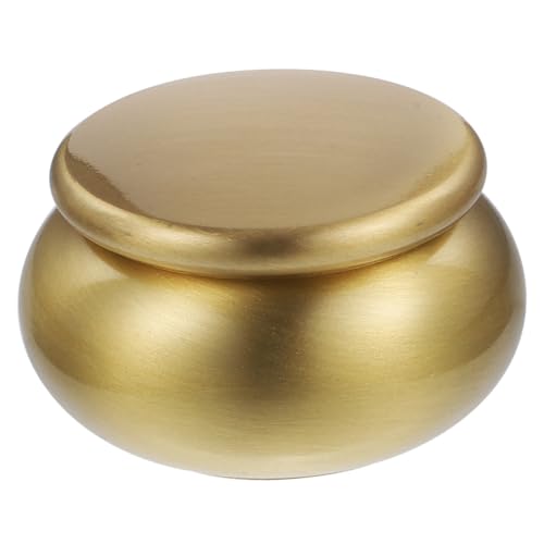 OUNONA Kupfer Mini Aufbewahrungsdose Luftdicht Stabile Metall Dose Für Räucherpulver Schmuck Rückstände Behälter Vielseitig Haltbar von OUNONA