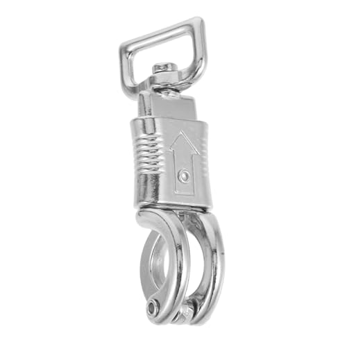 OUNONA Pferdestellen Haken Schnappschnallen Austausch des Leinenclips Haken Clips Karabinerhaken Reitzubehör Zubehör Für Pferderennen Reitausrüstung Federhaken Silver Zinklegierung OUNONA Pferdestellen Haken Schnappschnallen Austausch des Leinenclips Haken Clips Karabinerhaken Reitzubehör Zubehör Für Pferderennen Reitausrüstung Federhaken Silver Zinklegierung von OUNONA
