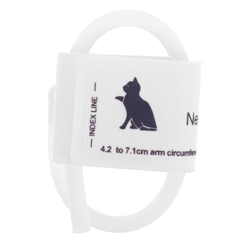 OUNONA Wiederverwendbare Blutdruckmanschette für Kleine Haustiere Verstellbare Tiermanschette aus TPU und Vliesstoff Geeignet für Hunde und Katzen Präzise Messung Einfache Reinigung für von OUNONA