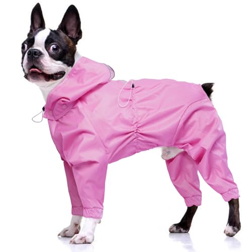 OUOBOB Hunde-Regenmantel, Hunde-Regenmäntel für große Hunde, Hunderegenjacke mit transparenter Kapuze, wasserdichter Hundeponcho, schneefest, Hundeweste, Regenbekleidung, Bekleidung mit Loch für die OUOBOB Hunde-Regenmantel, Hunde-Regenmäntel für große Hunde, Hunderegenjacke mit transparenter Kapuze, wasserdichter Hundeponcho, schneefest, Hundeweste, Regenbekleidung, Bekleidung mit Loch für die von OUOBOB