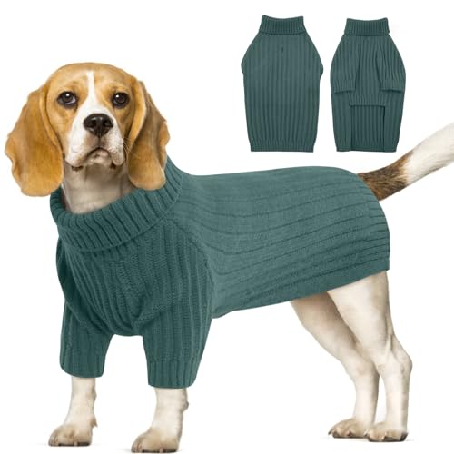 OUOBOB Hundepullover, Hundepullover für große Hunde, Weihnachts-Hundepullover, Rollkragenpullover, Strickwaren für Jungen und Mädchen, klassischer Zopfstrick-Hundepullover, Corgi, Boston Terrier, OUOBOB Hundepullover, Hundepullover für große Hunde, Weihnachts-Hundepullover, Rollkragenpullover, Strickwaren für Jungen und Mädchen, klassischer Zopfstrick-Hundepullover, Corgi, Boston Terrier, von OUOBOB
