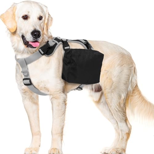 OUOBOB Hunderucksack für mittelgroße und große Hunde, Taktischer Hunderucksack Geschirr, Hunde Rucksack Trägerweste mit Seitentaschen für Wandern, Camping, Reisen, Deutscher Schäferhund, Labrador OUOBOB Hunderucksack für mittelgroße und große Hunde, Taktischer Hunderucksack Geschirr, Hunde Rucksack Trägerweste mit Seitentaschen für Wandern, Camping, Reisen, Deutscher Schäferhund, Labrador von OUOBOB