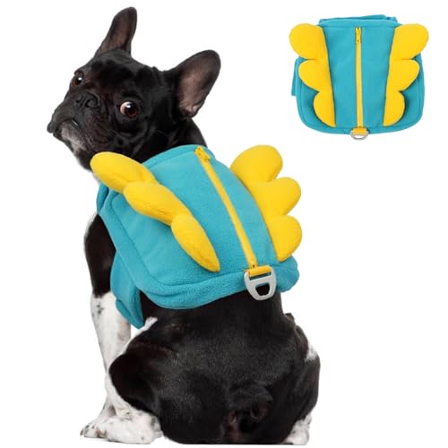 OUOBOB Rucksackgeschirr für Hunde, kein Ziehen, Hunderucksack, Tragetasche für mittelgroße Hunde, verstellbarer Wanderrucksack, Reisen, Größe L OUOBOB Rucksackgeschirr für Hunde, kein Ziehen, Hunderucksack, Tragetasche für mittelgroße Hunde, verstellbarer Wanderrucksack, Reisen, Größe L von OUOBOB