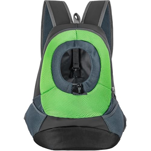 OUUTMEE Haustier-Tragerucksack für kleine Hunde und Katzen, praktisch für Reisen im Freien, 33 x 30 x 15 cm, geeignet für Welpen mit einem Gewicht von 1,6 kg, grün OUUTMEE Haustier-Tragerucksack für kleine Hunde und Katzen, praktisch für Reisen im Freien, 33 x 30 x 15 cm, geeignet für Welpen mit einem Gewicht von 1,6 kg, grün von OUUTMEE