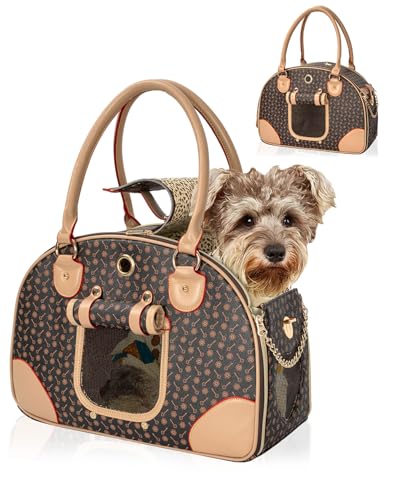 OUUTMEE Hundetasche Tragbarkeit,42 x 18 x 31 cm Hundetransporttasche bis 4 kg,Hunde Reisetasche,Geeignet für den Transport Kleiner Hunde und Katzen auf Ausflügen OUUTMEE Hundetasche Tragbarkeit,42 x 18 x 31 cm Hundetransporttasche bis 4 kg,Hunde Reisetasche,Geeignet für den Transport Kleiner Hunde und Katzen auf Ausflügen von OUUTMEE