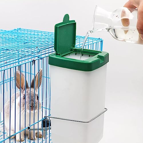 Haustier-Wasserspender für Haustiere, automatischer Hänge-Trinkbrunnen für Kaninchen, Hamster, Meerschweinchen, Frettchen, kleine Haustiere, 1L von OUYOLAD