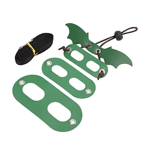 Gehen Im Freien Bärtige Drache Echsenleine Leine Weich Verstellbarer Reptilienkabel für Kleine Tiere (grüne Flügel) von OVAQUIXI