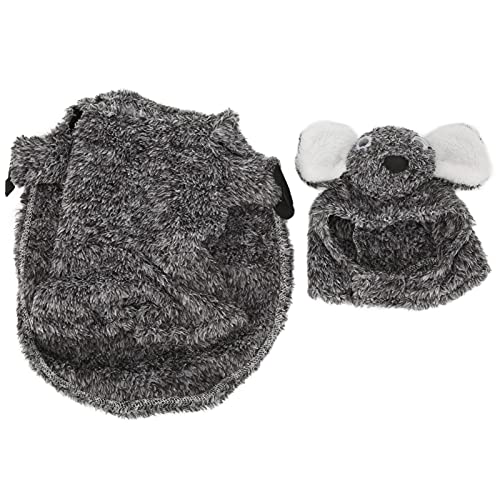 Hundepuppen -Cosplay -Kostüm Süßes Weiches Haustier Outfit für Party Halloween Weihnachten Geeignet für Lustige Hundeliebhaber und Fotoshootings Velvet Cap und Kleidung (XL) von OVAQUIXI