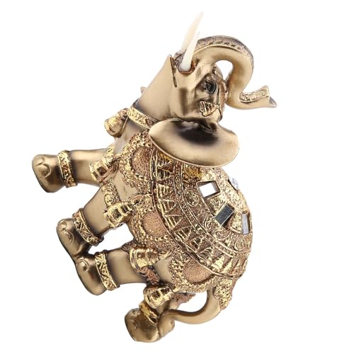 OVAQUIXI Feng Shui Lucky Wealth Elephant Skulptur Exquisite Figur Wohnkultur für Familie und Freunde (L) von OVAQUIXI