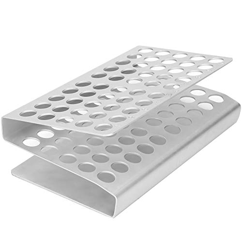 OVAQUIXI Oxidierte Chemie -Labor -Aluminium Testrohrregal 50 Löcher Safe Testrohrhalter für Experimente OVAQUIXI Oxidierte Chemie -Labor -Aluminium Testrohrregal 50 Löcher Safe Testrohrhalter für Experimente von OVAQUIXI
