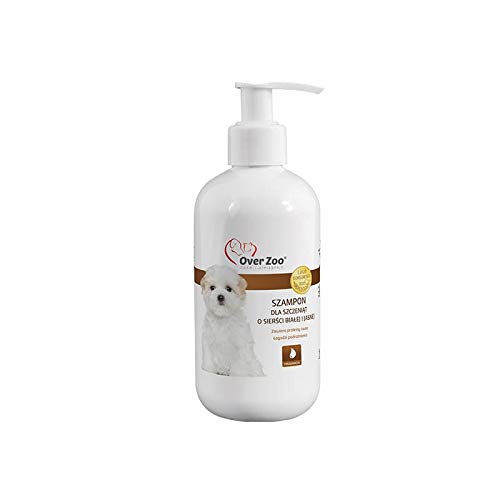 Over Zoo Shampoo für Welpen mit hellweißem Fell 250ml Sanftes Shampoo für Welpen mit weißem und hellem Haar Over Zoo Shampoo für Welpen mit hellweißem Fell 250ml Sanftes Shampoo für Welpen mit weißem und hellem Haar von OVER ZOO