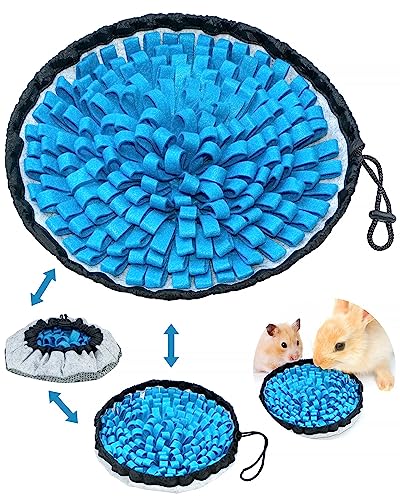 OVERTANG Kaninchen-Futtermatte, Kaninchenspielzeug gegen Langeweile, interaktives Futterspiel gegen Langeweile, 30,5 x 30,5 cm, Polarfleece, Schnüffel-Füttermatte, kleines OVERTANG Kaninchen-Futtermatte, Kaninchenspielzeug gegen Langeweile, interaktives Futterspiel gegen Langeweile, 30,5 x 30,5 cm, Polarfleece, Schnüffel-Füttermatte, kleines von OVERTANG